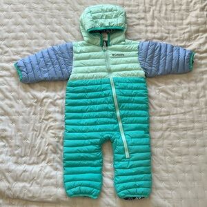 Girls Columbia puffy bunting